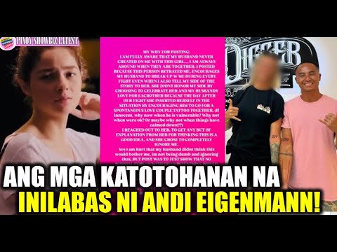 Andi Eigenmann Nagsalita na sa Isyu nila ni Philmar at ang tila nanggugulo sa relasyon nila!