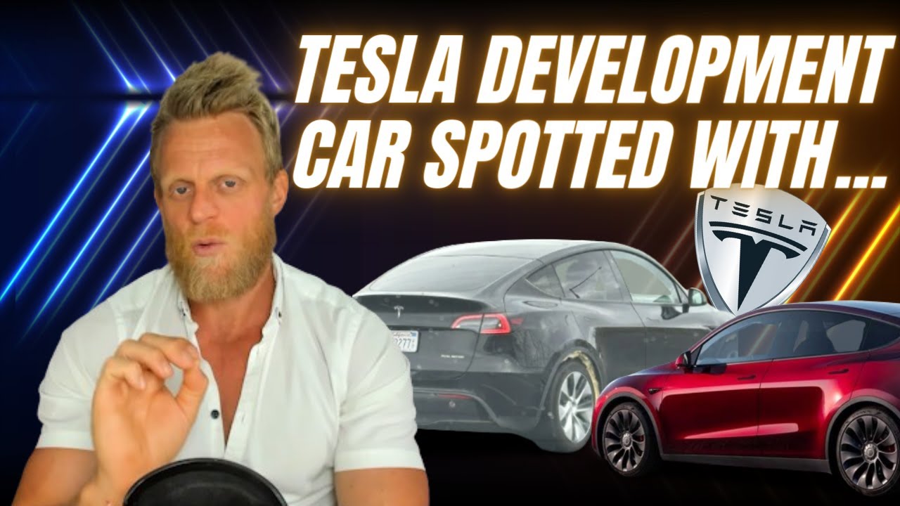 Tesla EV in development spotted with WEIRD new innovation…