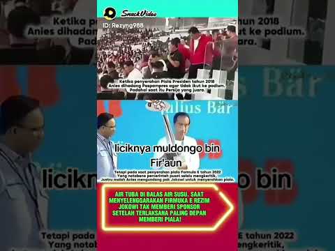 SIKAP NEGARAWAN ANIES BASWEDAN TERHADAP JOKOWI SAAT ADA ACARA OLAHRAGAN