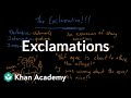 Understanding Exclamations