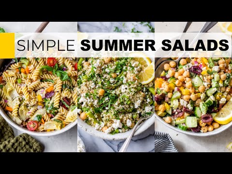 Simple Summer Salad Recipes (Easy Summer Salads)