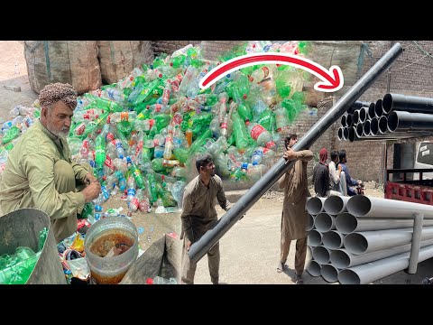 How Millions of Waste Plastic Bottles Recycled into Largest PVC Pipes | How Giant PVC Pipe is Made