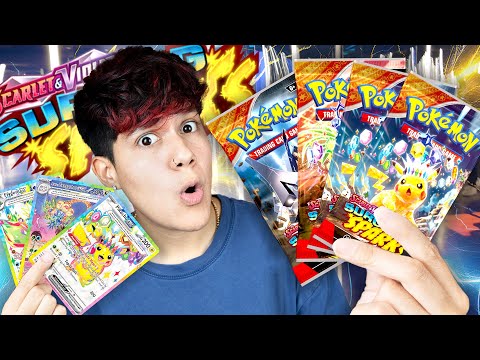 I Opened SURGING SPARKS Packs EARLY at NYC Pokémon Event! ⚡