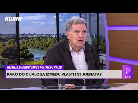 KOJE SU POSLEDICE ODBIJANJA DIJALOGA - Kojčić: "Neki politički lideri se kriju iza studenata"