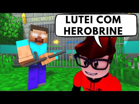 A PRISÃO DO BARRY PEIDÃO NO MINECRAFTS  (HEROBRINE APARECEU)