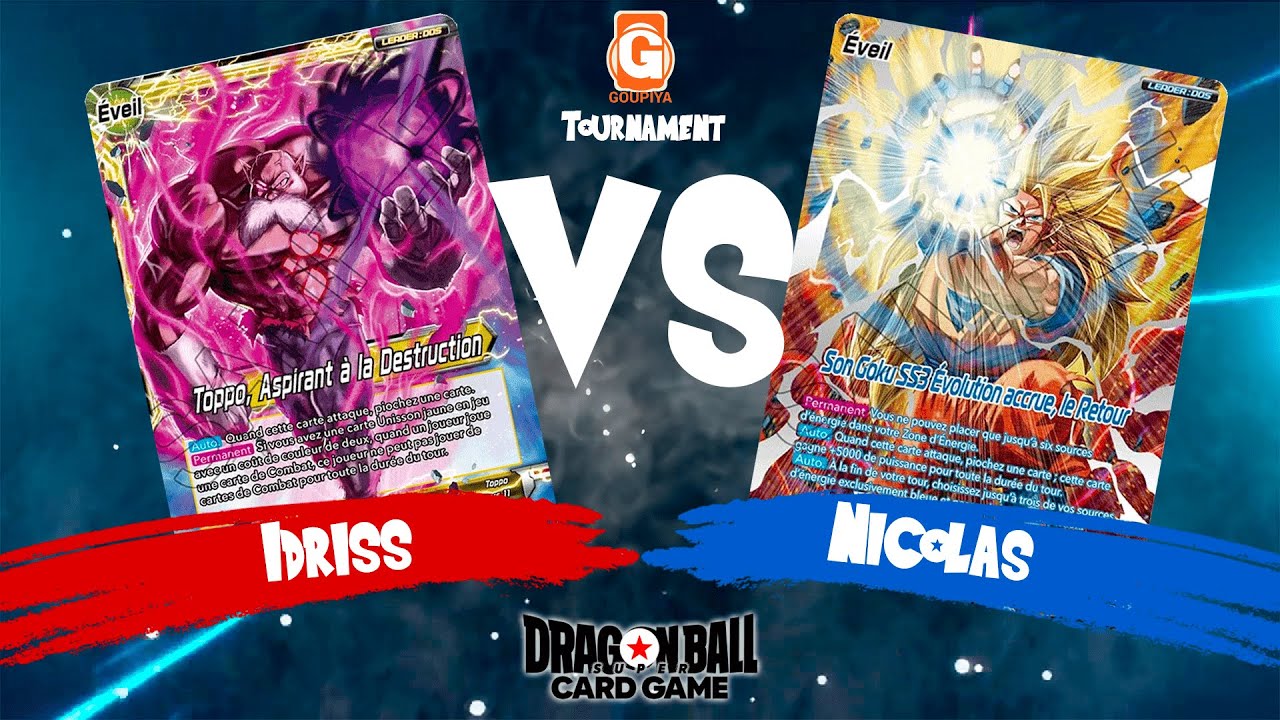 Toppo (EX12) vs Goku SS3 (BT9) // DBSCG Master Tournoi Goupiya Online FR 7