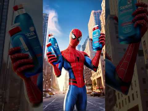 Trasformazione Calva Epica | Spider‑Man vs Venom vs Capitan America 🤣