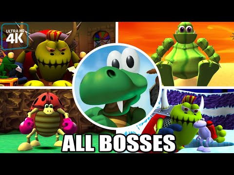 Croc Remastered - All Bosses + True Ending (No Damage) 4K 60FPS UHD PC