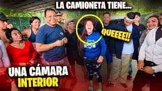 Miren la cara de Nayeli cuando Gordomelo le advierte esto de su nueva camioneta. Entrega oficial