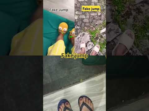 fake jump😲#jump#fake#funny#trend