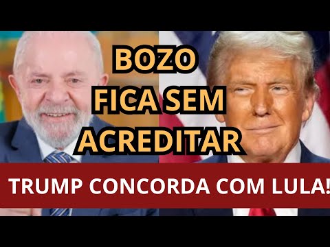 REVIRAVOLTA!!! TRUMP ALINHA DISCURSO COM LULA E BOLSONARO ENLOUQUECE DE VEZ!!!