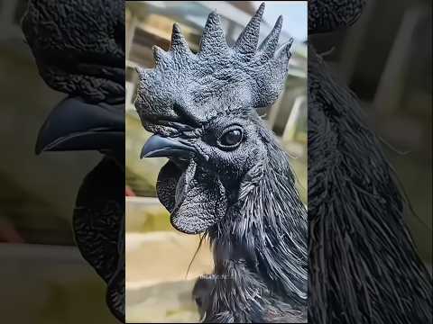 Pria Ini Berhasil Selamatkan Ayam Hitam Langka #shorts