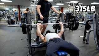 ATTEMPTING 315 FOR THE FIRST TIME… (New House Tour)