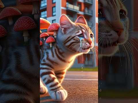 ๐ฟ๐ Cat Fly Agaric Story ๐ #cat #kitten #shorts