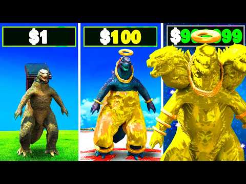 MEJORANDO A GODZILLA DORADO en GTA 5!! (Monsterverse mod)