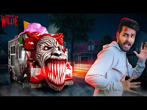 SCARY ICECREAM TRUCK FOLLOWING ME At 2AM😱🍦| Waffle Cone Willie | Horror Game | Gta tamilan