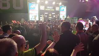 Premier league darts Leeds Mensur Suljović entrance