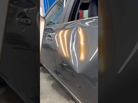 Ремонт крупных вмятин без покраски. Удаление вмятин без покраски.