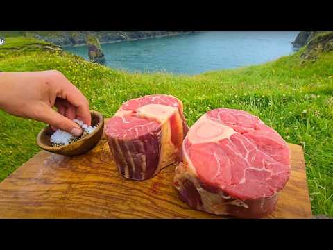 The Best BEEF STEW with a FANTASTIC view | ASMR Cooking & Camping in Europe
