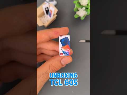 Unboxing TCL 605 miniature #miniphone #tcl