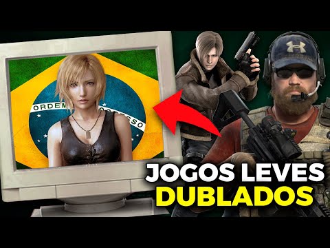 TOP 10 - Melhores jogos leves Dublados para PC FRACO