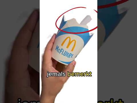 Der Grund Wieso Der McFlurry Löffel So Komisch Aussieht 😲          #deutsch #trending #youtubeshort