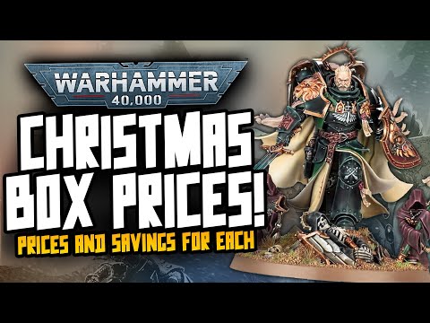 NEW 40K CHRISTMAS BOXSET PRICES!