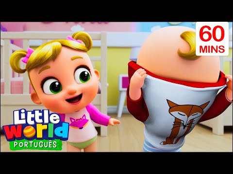 Nina e Nico Aprendem a Vestir a Roupa 👗👕 | O Mundo de Nina e Nico - Little World Português