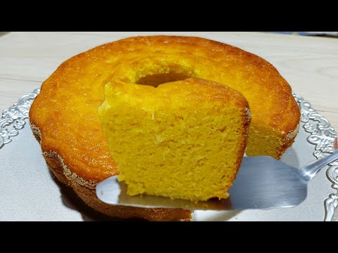 BOLO DE FUBA COM LARANJA MOLHADINHO🍊/ NÃO VAI TRIGO