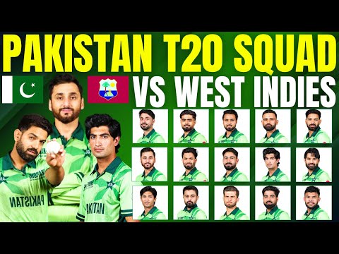Pakistan squad against West Indies announced: Pakistan T20 against West Indies.
