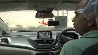How to reverse car using guide lines in the altroz harman kardon system making easier tight spot