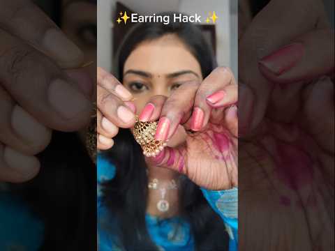 Earring hack #Shorts @SANCHAL733
