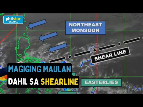 PAGASA Weather Update: Maulan na panahon asahan dahil sa Shearline