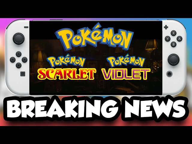 Nintendo Breaking News NEW POKEMON GAME GEN 9!  Pokemon Scarlet/Violet!