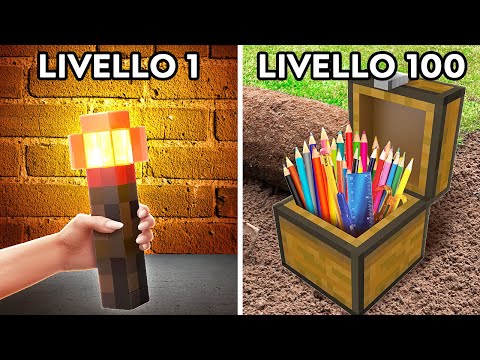 MATERIALE SCOLASTICO ISPIRATO A MINECRAFT🛠️🎮 Idee Fai-da-te per la Scuola su 123 GO! SCHOOL