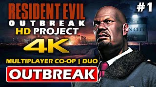 RESIDENT EVIL OUTBREAK HD Project - J's Bar Outbreak Gameplay Walkthrough ONLINE CO-OP (4K 60FPS)