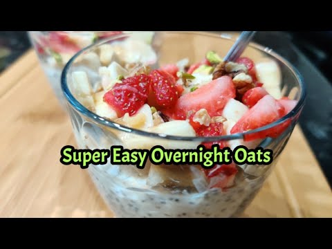 OVERNIGHT OATS | Best Morning Breakfast | Healthy & Weight Loss Recipe | #shorts