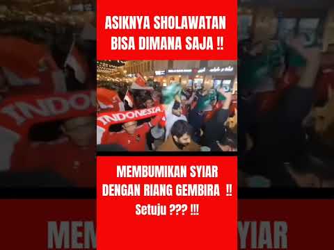 BIKIN MERINDING DENGAR SYAIR SHOLAWAT #suportersepakbolaindonesia #videoshort #shorts