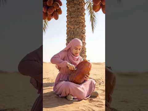 She Cut the Giant Date… and Found This Inside🥹#shorts #adindapuzzle