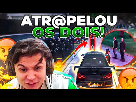 PAULINHO O LOKO ATROPEL0U ABEL e SECRETÁRIO no GTA RP! (Modder Clips)