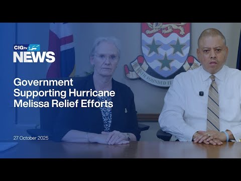 YouTube video thumbnail: Government Supporting Hurricane Melissa Relief Efforts