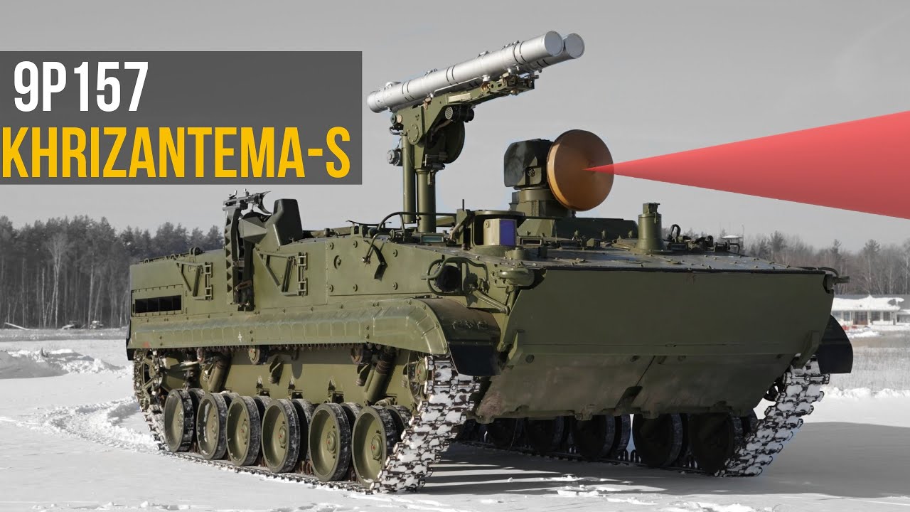 Effectiveness of 9P157 Khrizantema-S Russian Self Anti-Tank Missile System
