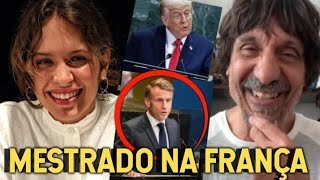 FILHA DEPORTADA de Peninha Recebe Convite de Macron para Concluir Mestrado em Jornalismo em Paris