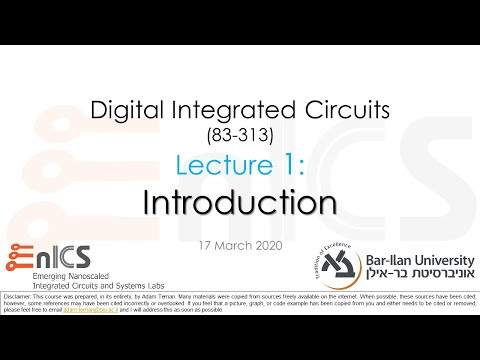 VLSI - Lecture 1a: Introduction