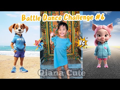 Battle Dance Challenge 6 | Cute Dog, Qiana Cute, Cute Pig