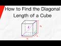 Diagonal Length of a Cube
