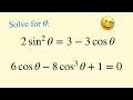 Trigonometric Equations and Identities