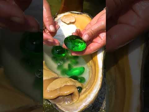 I found many beautiful pearls in the river with beautiful women