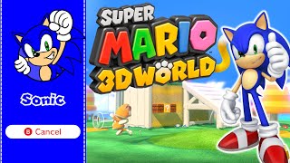 SONIC 3D World!! (Super Mario but it's Sonic) - FASTER EVERY LEVEL