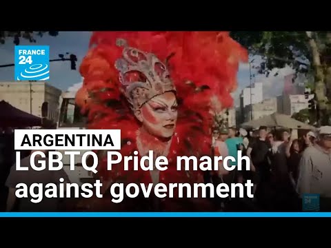 YouTube video thumbnail: Argentina Marches for Lgbtq Pride, Against Government-Fueled 'Hate'